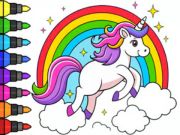 Cluiche Leabhar Dathúcháin: Unicorn Magical  ar líne