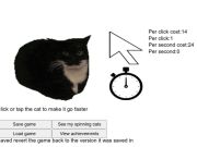 Cluiche Clicker Cat Spinning  ar líne