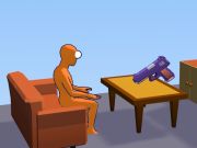 Cluiche Shooter gunna Ragdoll: Clós Súgartha Spinner Cannon  ar líne