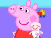 Cluiche Puzal Jigsaw: leanbh nua peppa muc  ar líne