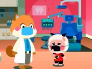 Cluiche Cúram fiaclóir panda leanbh  ar líne