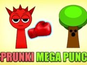 Cluiche Sprunki mega punch  ar líne