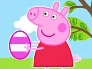 Cluiche Puzal Jigsaw: Uibheacha Cásca Peppa Pig  ar líne