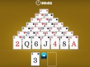 Cluiche Solitaire pirimid  ar líne