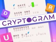 Cluiche Cryptogram: Freagra Brain Word ar líne