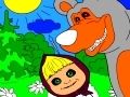 Cluiche Masha agus an béar sa choill  ar líne