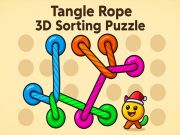 Cluiche Rope Tangle Hazel 3D: bhfreagra sórtála ar líne