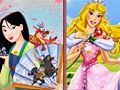 Cluiche Mulan agus Aurora ar líne