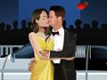 Cluiche Angelina agus Brad ag pógadh  ar líne