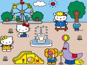 Cluiche Dia duit Kitty: Cruthaitheoir radhairc ar líne