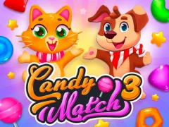Cluiche Candy Match 3 ar líne