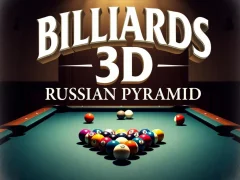 Cluiche Billiards 3D Russian Pyramid ar líne