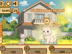 Cluiche Click Kitty Idle ar líne