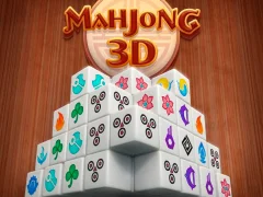 Cluiche Mahjong 3D ar líne