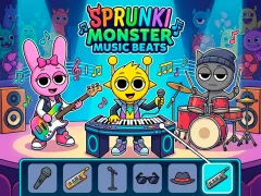 Cluiche Sprunki Monster Music Beats ar líne