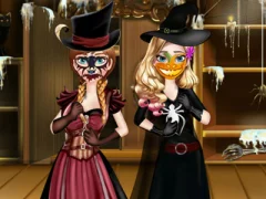 Cluiche Sisters Halloween Preparations ar líne