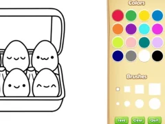 Cluiche Easy Coloring Book For Kids ar líne