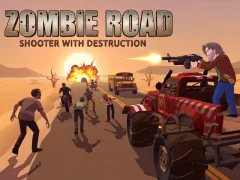 Cluiche Zombie Road: Shooter with Destruction ar líne