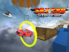 Cluiche Sky Car Stunt 3d ar líne