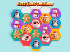 Cluiche Hexa Stack Christmas ar líne