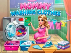 Cluiche Mommy washing clothes ar líne