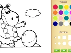 Cluiche Baby Farm Animals Coloring Book for Kids ar líne
