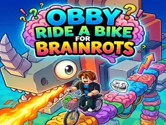 Cluiche Obby Ride a Bike For Brainrots ar líne