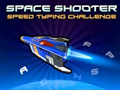 Cluiche Space Shooter: Speed Typing Challenge ar líne
