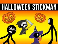 Cluiche Halloween Stickman ar líne