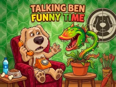 Cluiche Talking Ben Funny Time ar líne