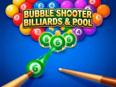 Cluiche Bubble Shooter Billiards & Pool ar líne