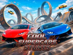 Cluiche Cool SuperCars Stunts ar líne