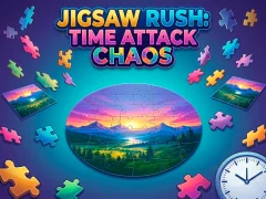 Cluiche Jigsaw Rush Time Attack Chaos ar líne