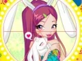 Cluiche Winx bunny style: Round Puzzle ar líne