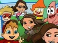Cluiche Nickelodeon Tag attack ar líne