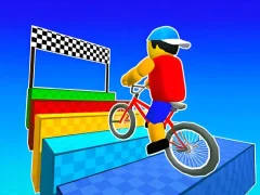 Cluiche Obby On a Bike ar líne