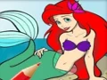 Cluiche Princess Mermaid Coloring Game ar líne