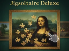 Cluiche Jigsolitaire Deluxe ar líne