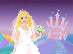 Cluiche Princess Wedding Dress Up Game ar líne
