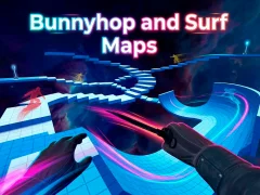 Cluiche Bunnyhop and Surf Maps ar líne