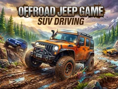Cluiche Offroad Jeep Game SUV Driving ar líne