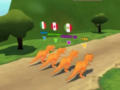 Cluiche Dinosaur Shifting Run ar líne