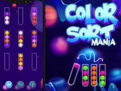 Cluiche Color Sort Mania ar líne
