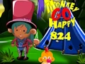 Cluiche Monkey Go Happy Stage 824 ar líne