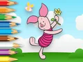 Cluiche Coloring Book: Piglet Holds Toy Windmill ar líne