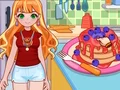 Cluiche Diary Maggie Making Pancake ar líne