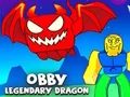 Cluiche Obby Legendary Dragon ar líne