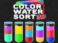 Cluiche Color Water Sort 3D ar líne