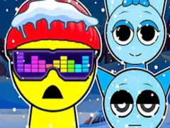 Cluiche Incredibox Party Frozen Sprunki Beat ar líne