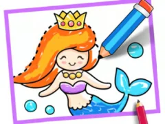 Cluiche Toddler Drawing: Mermaid ar líne